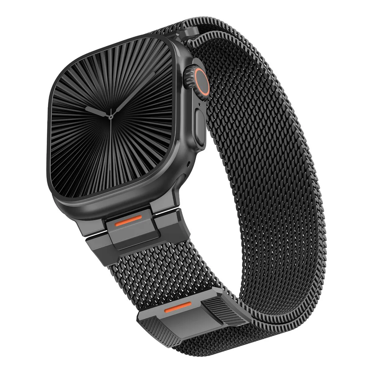 Magnetic Strap Compatible with Apple Watch Ultra 3/2/1 42/44/45/46/49mm - Black