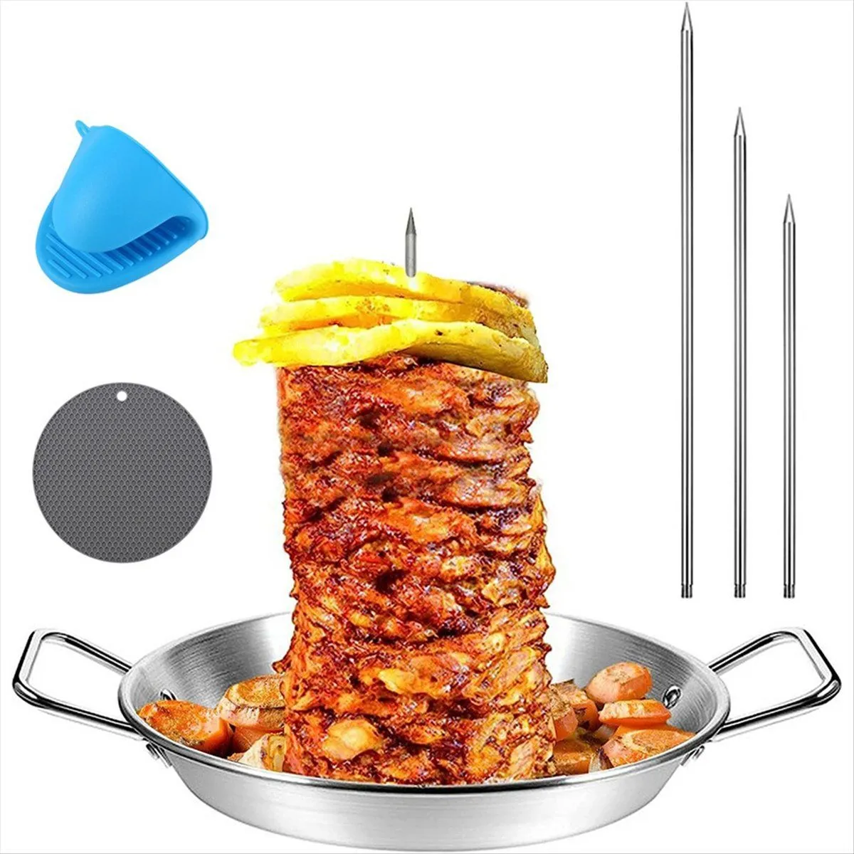 Skewer for Grill Vertical Skewer Brazilian Vertical Spit Stand a