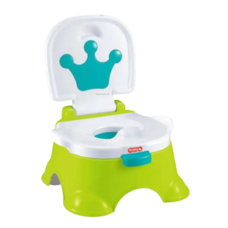 Toyshine Crown Step Stool Potty Chair - Green