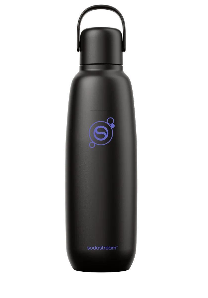 Sodastream Fizz & Go Double Walled Stainless Steel Bottle - Black