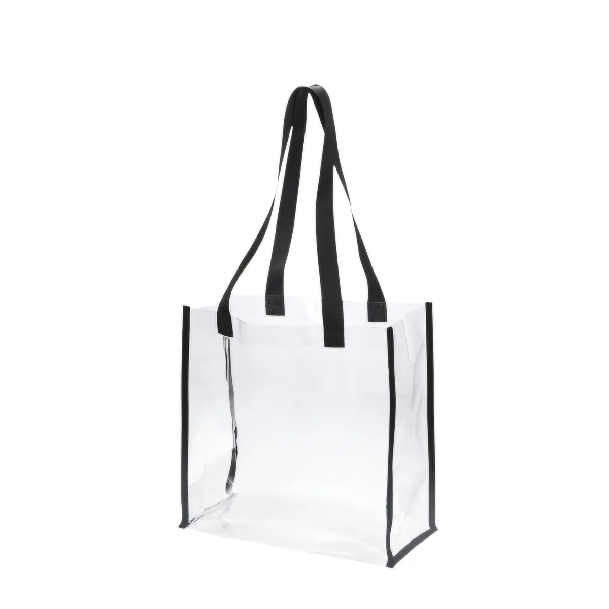 Clear Tote Bag - Black