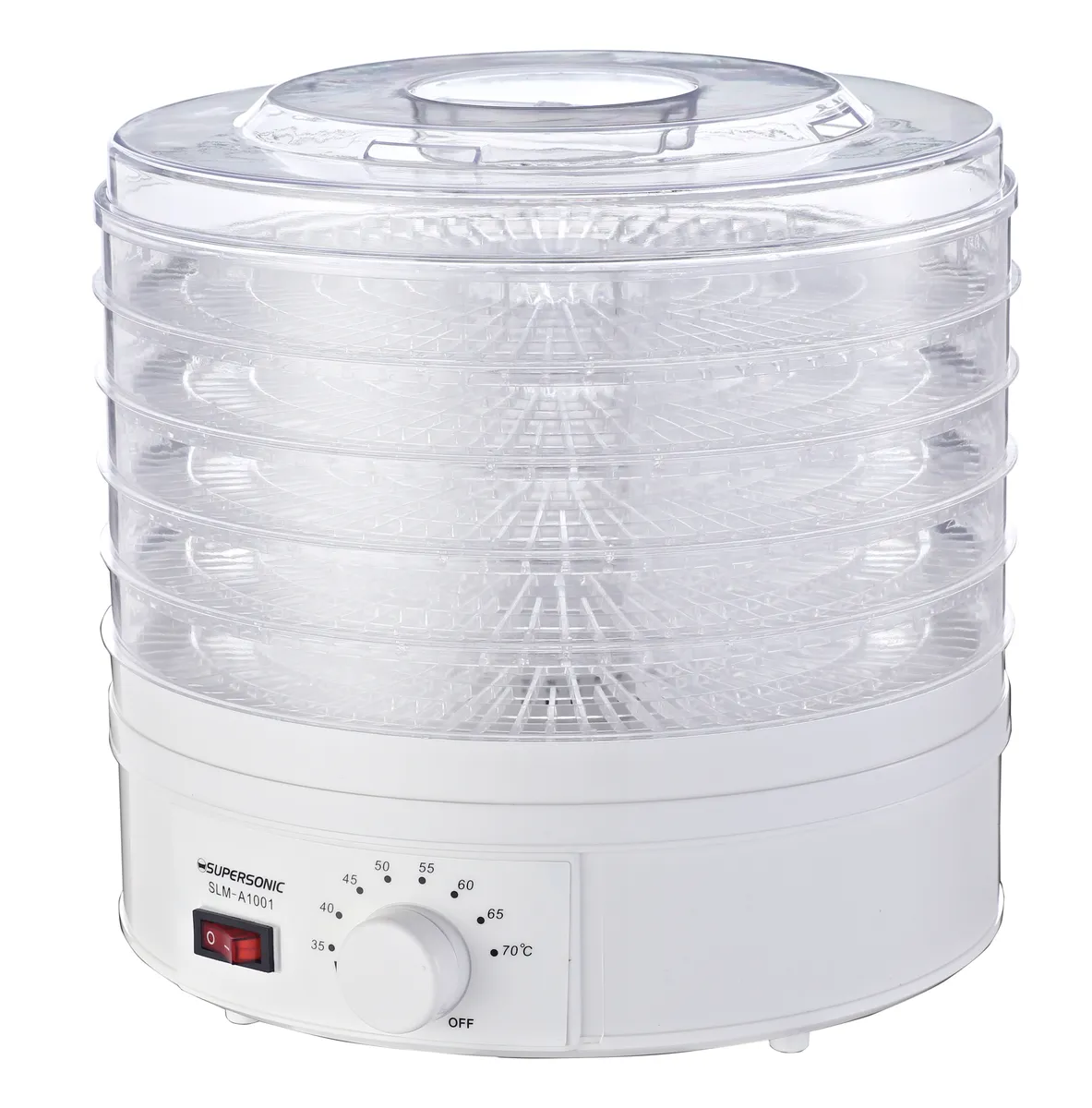 Supersonic Electric 5-Tray Food Dehydrator Biltong Maker 360AirCirculation