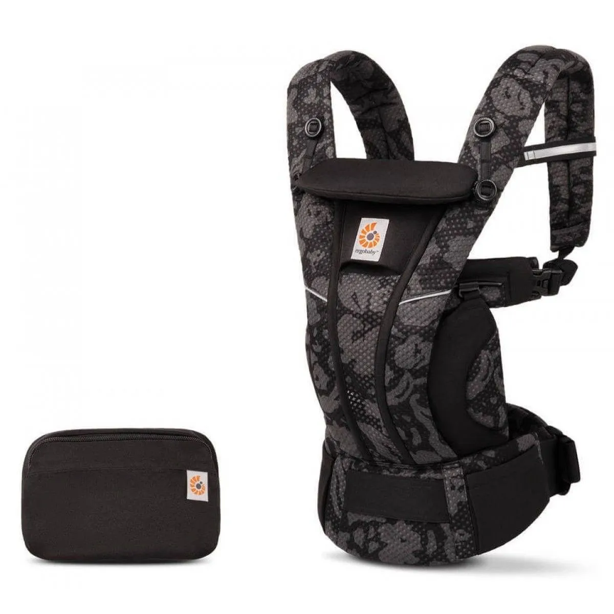 Ergobaby Omni Breeze, Onyx Blooms Baby Carrier