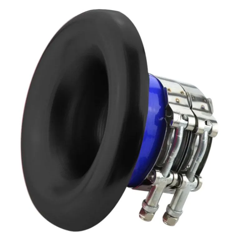 Velocity Stack Turbo Inlet Intake Horn Kit - 3 Inch - Black