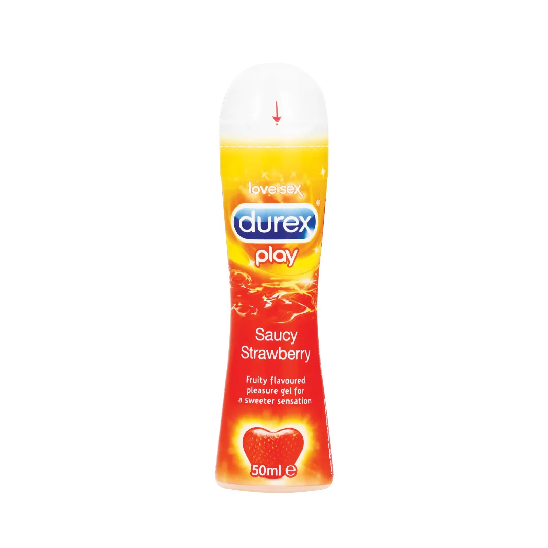 Durex 50ml, Play Flavoured Lubricant, Saucy Strawberry