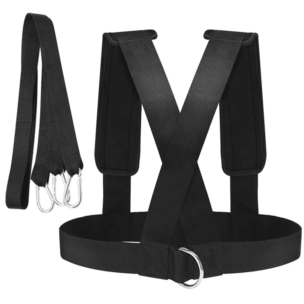Sled Harness Workout Resistance Speed Training Trainer with Pull Strap