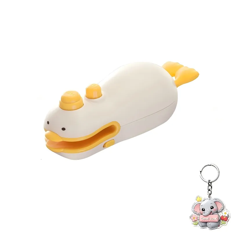 Cute Duck Mini Bag Sealer - Portable Heat Sealer with Magnet