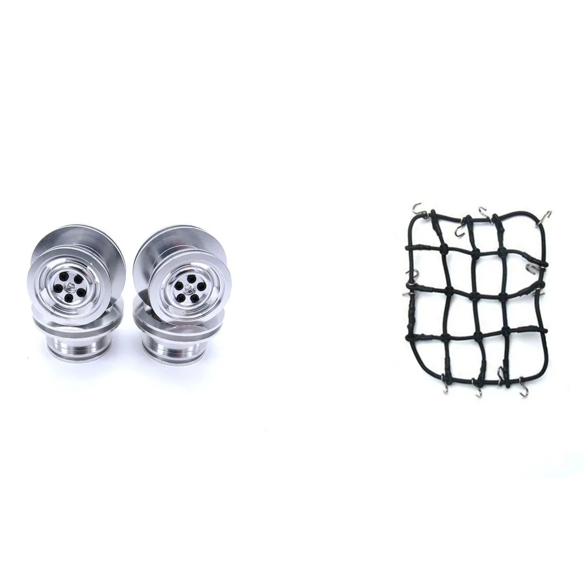Rc Car Parts Accessories Elastic Luggage Net For 1/12 Mn D90 Black
