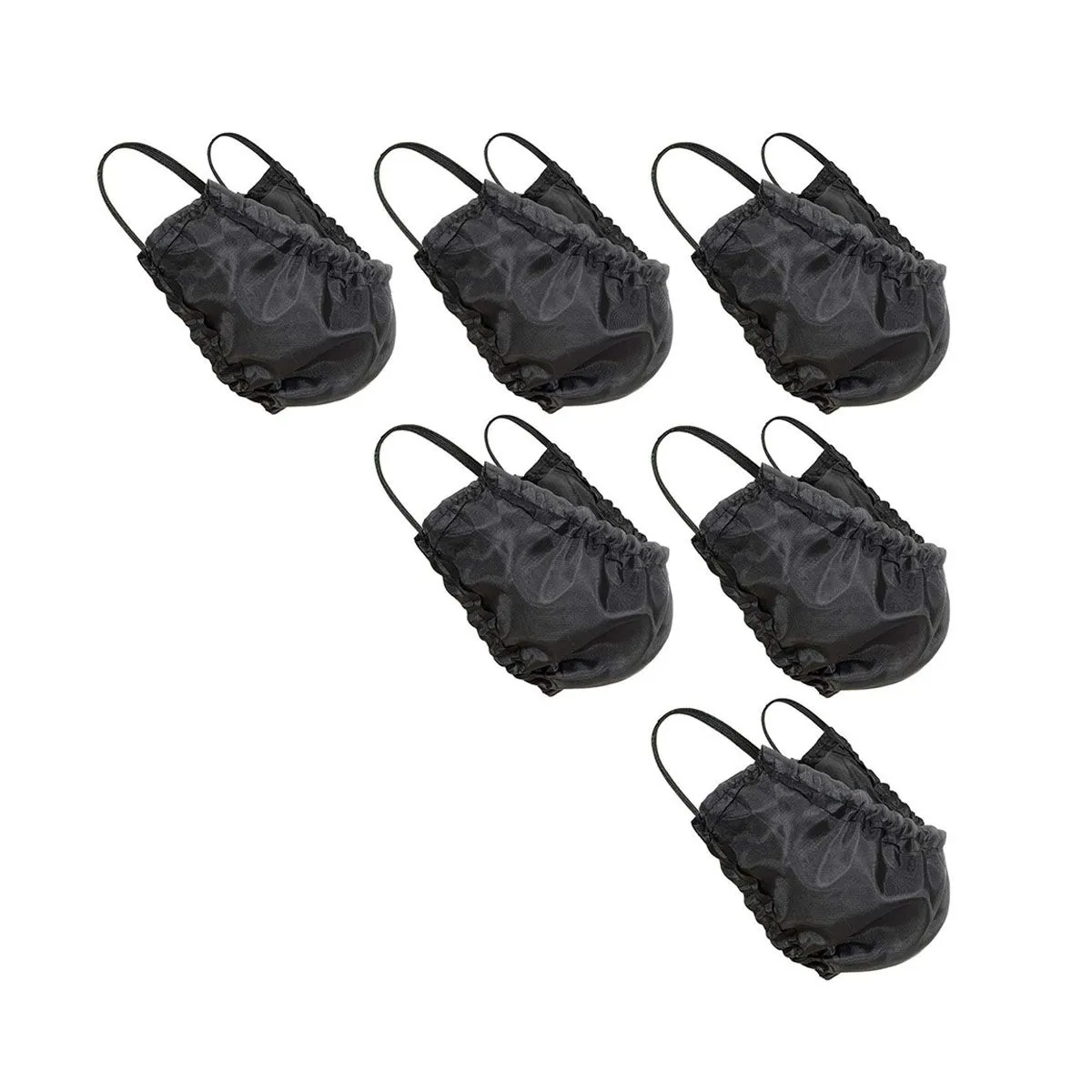 6Pieces Beard Bandana Beard Covers Facial Beard Apron Caps Beard Guard Bib