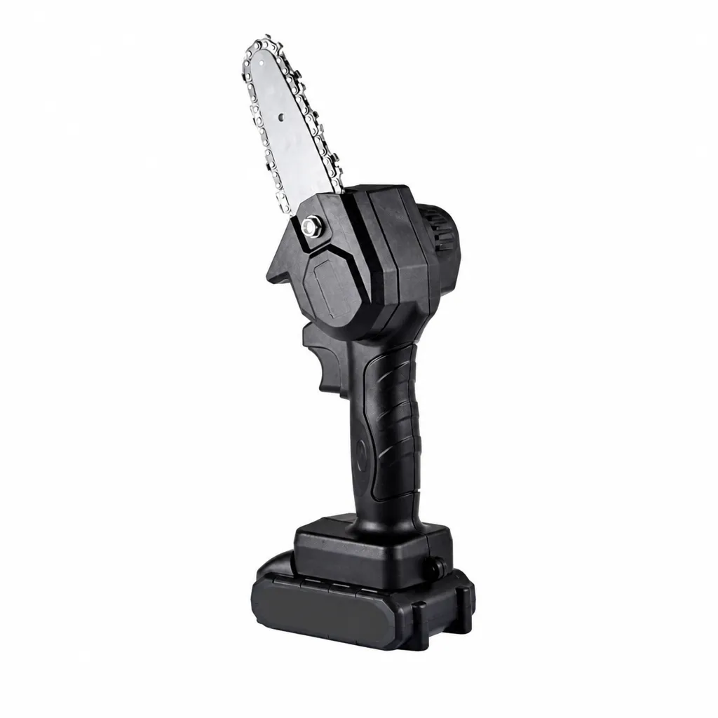48V Mini Electric Chainsaw with Handheld Design for Wood and Branch Cutting