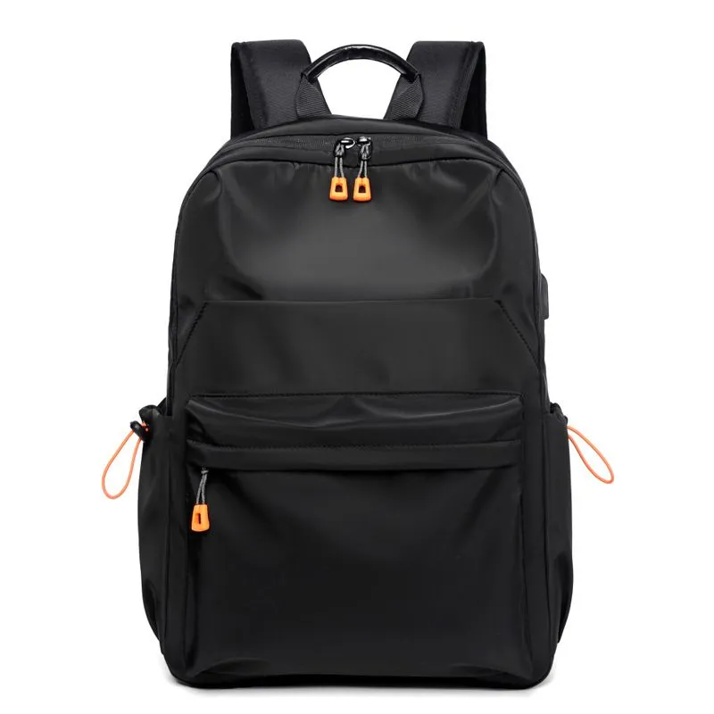 Simple Casual Backpack 20-35L - Black