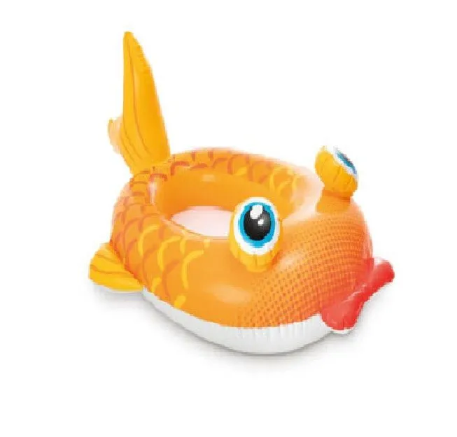 Red Airplane Swimming Pool Inflatable Water Toys Kids - Orange