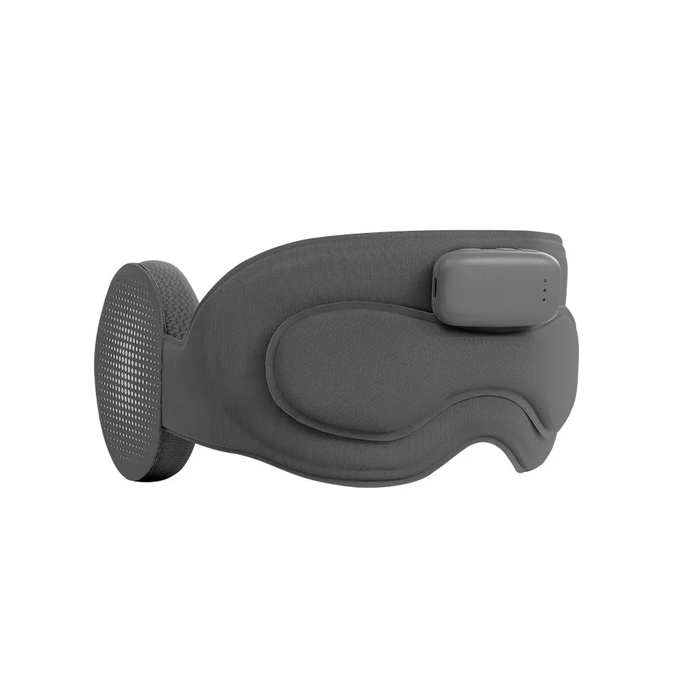 Sleep Mask with Headphones AI Smart Sleep Aid Machine with Sleep Monitoring - Grey