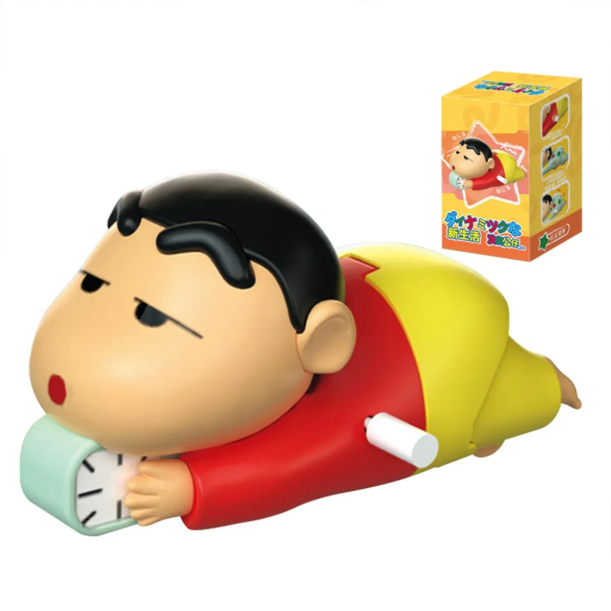 Crayon Shin Chan Crawling Toy, Wind-Up Anime Figure, Stress Relief - Red