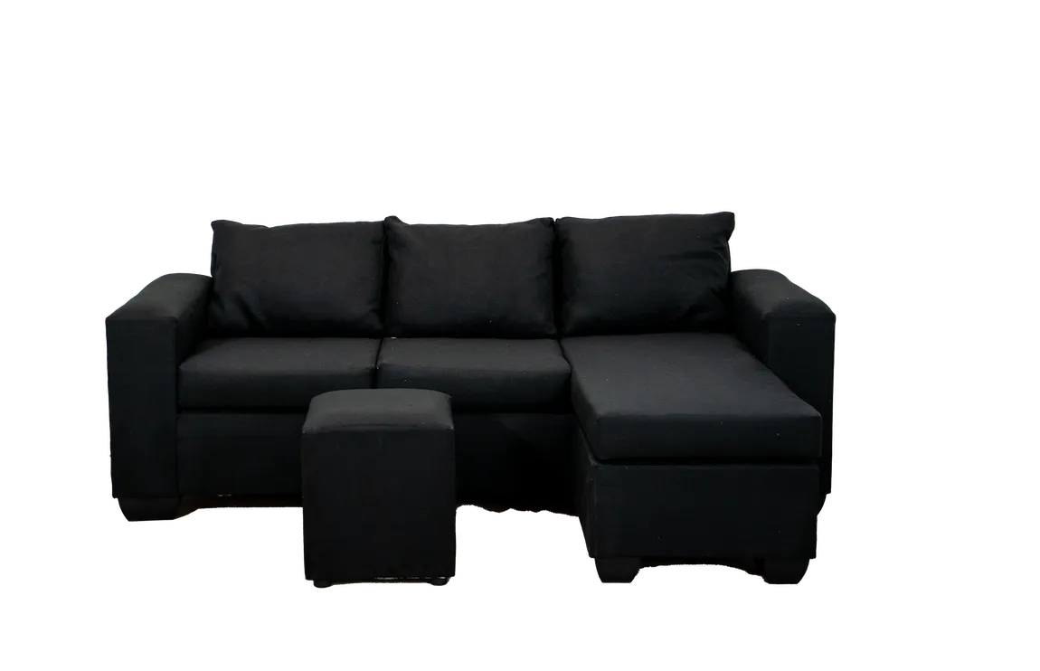 H.G. Bava CC - Andre 3 Seater Sofa - Black