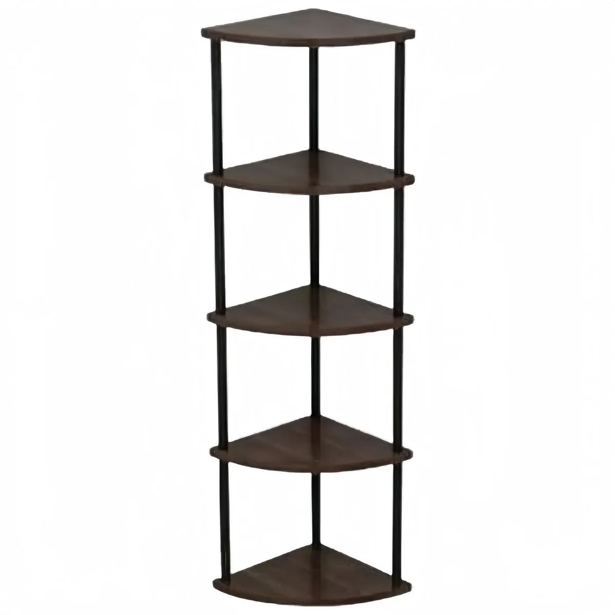 5Tier Corner Shelf Corner Shelves Shelf for Living Room Kitchen Bedroom - Black