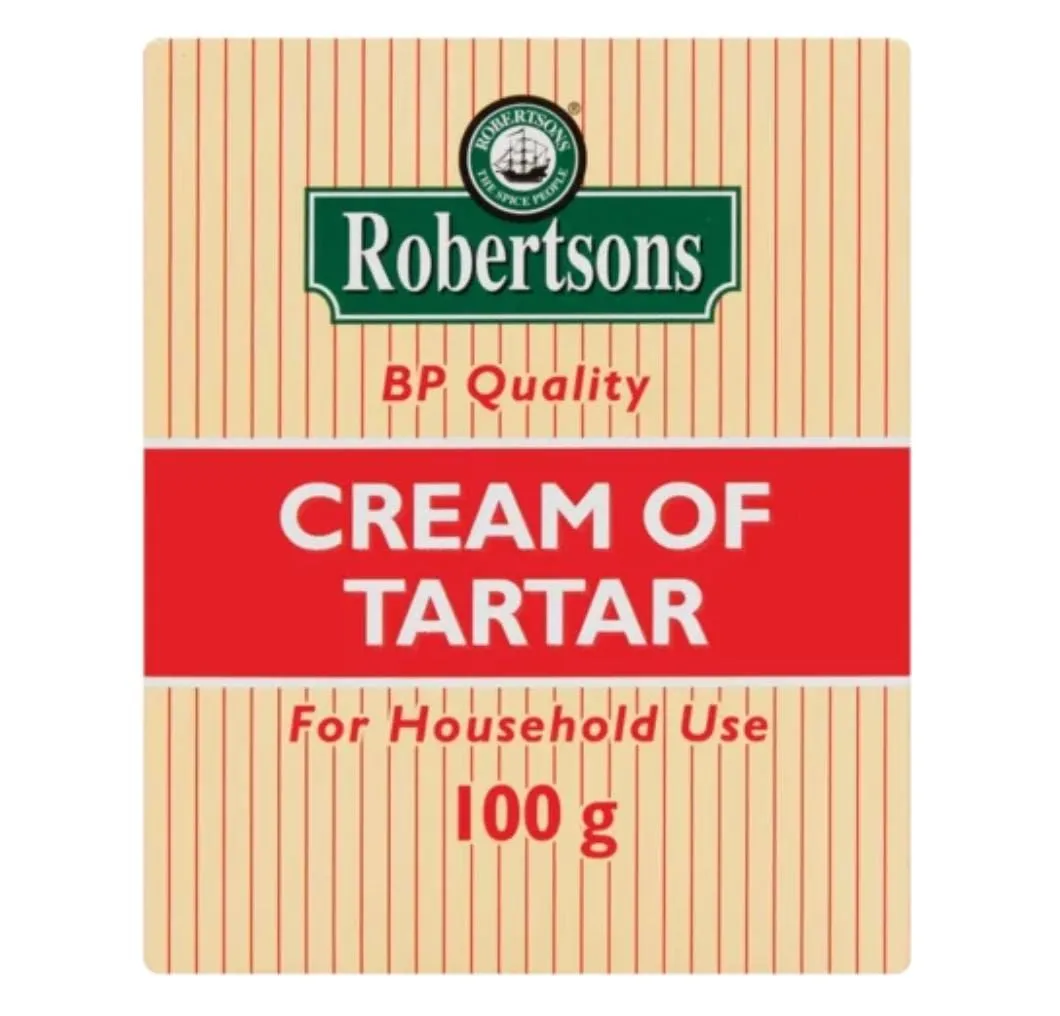 Robertsons Cream of Tartar (6 x 100g)