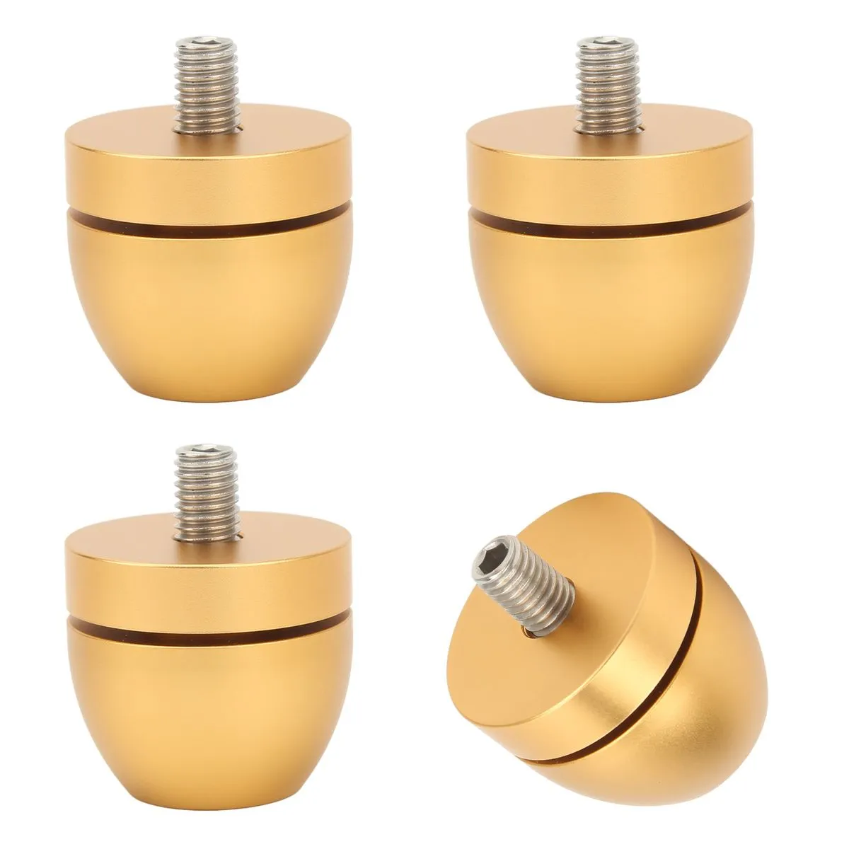 Aluminum Alloy Isolation Feet for Speaker Stands Gold