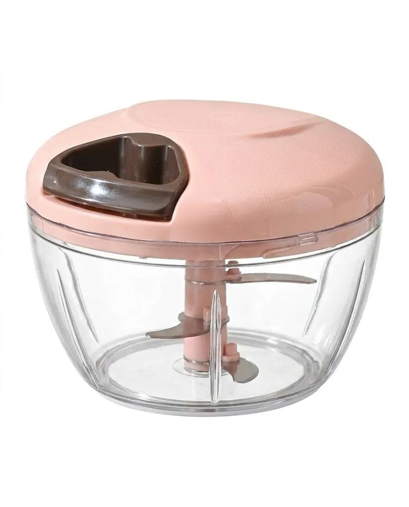 Manual Mini Food Chopper - Pink