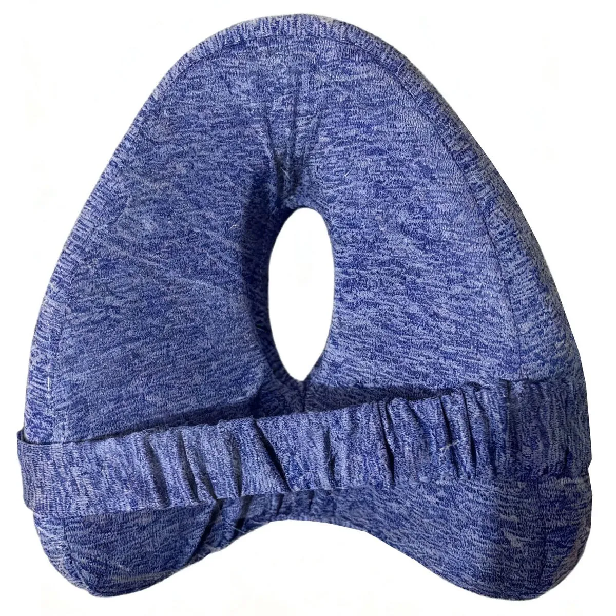 Orthopedic Memory Foam Leg Pillow Sleep Knee Cushion with Washable Cover - Blue