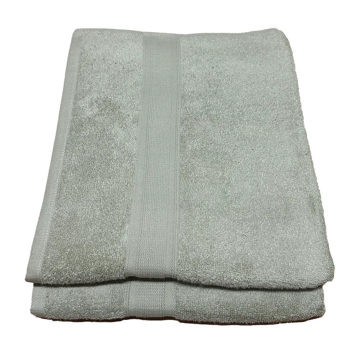 2 Pack Bath Towel Luxury Cotton 70 x 130cm - BT12P14 - Apple Green