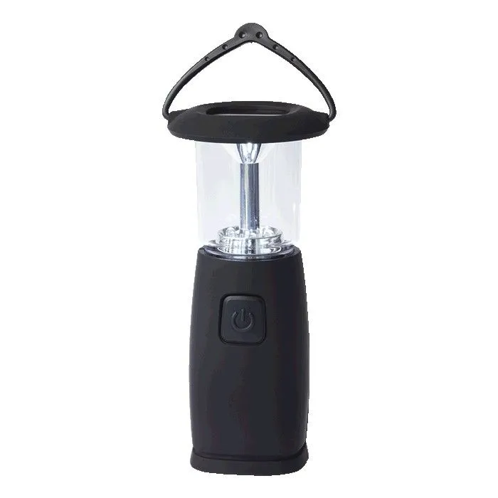 Camping Lamp - Solar Charger with Dynamo Crank