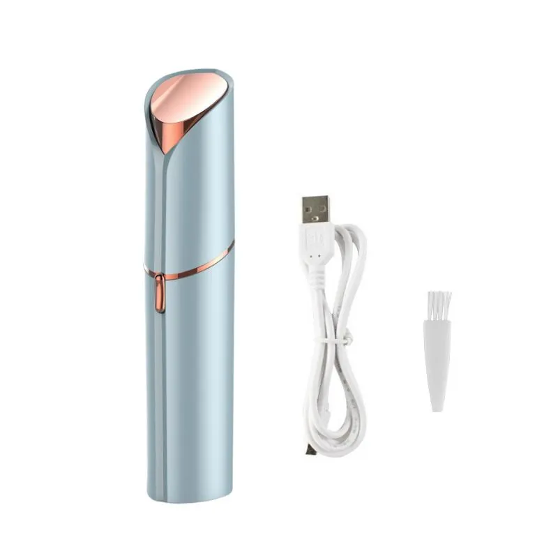 Electric Lipstick Shaver, Facial Hair Removal Device, Portable USB Charging