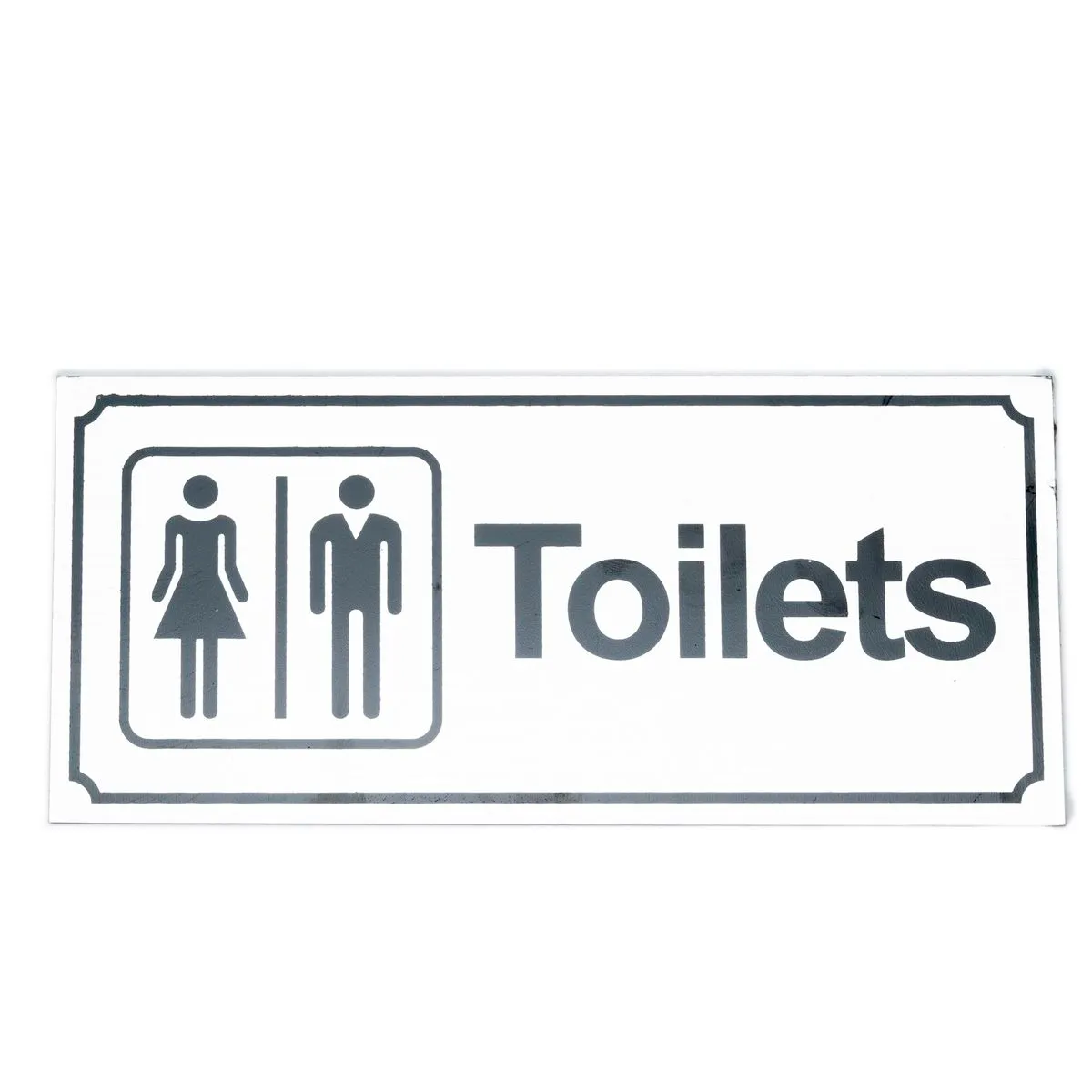 Toilets sign self adhesive