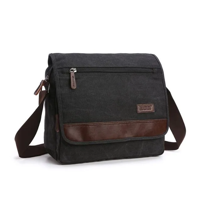 Unisex Crossbody Bag Messenger Bags -black