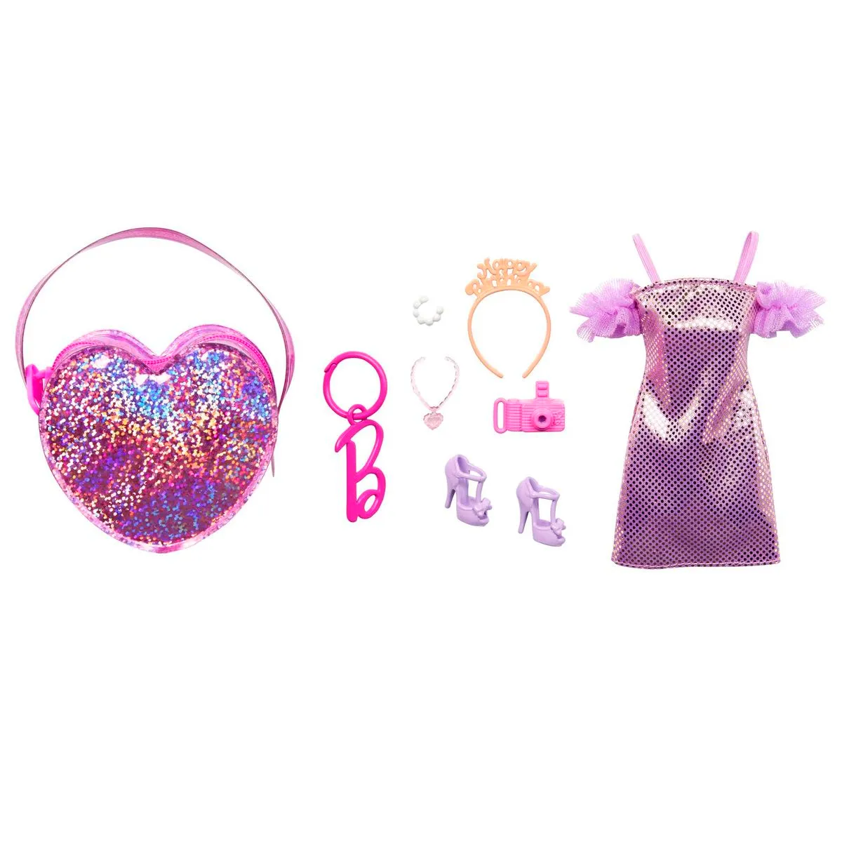 Barbie Fashion Deluxe Bags with Outfit and Themed Accessories - Birthday