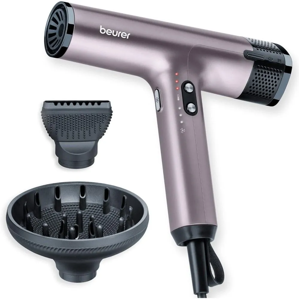 Beurer Hair Dryer & Attachments: Professional Sonic Power Technology HC 100