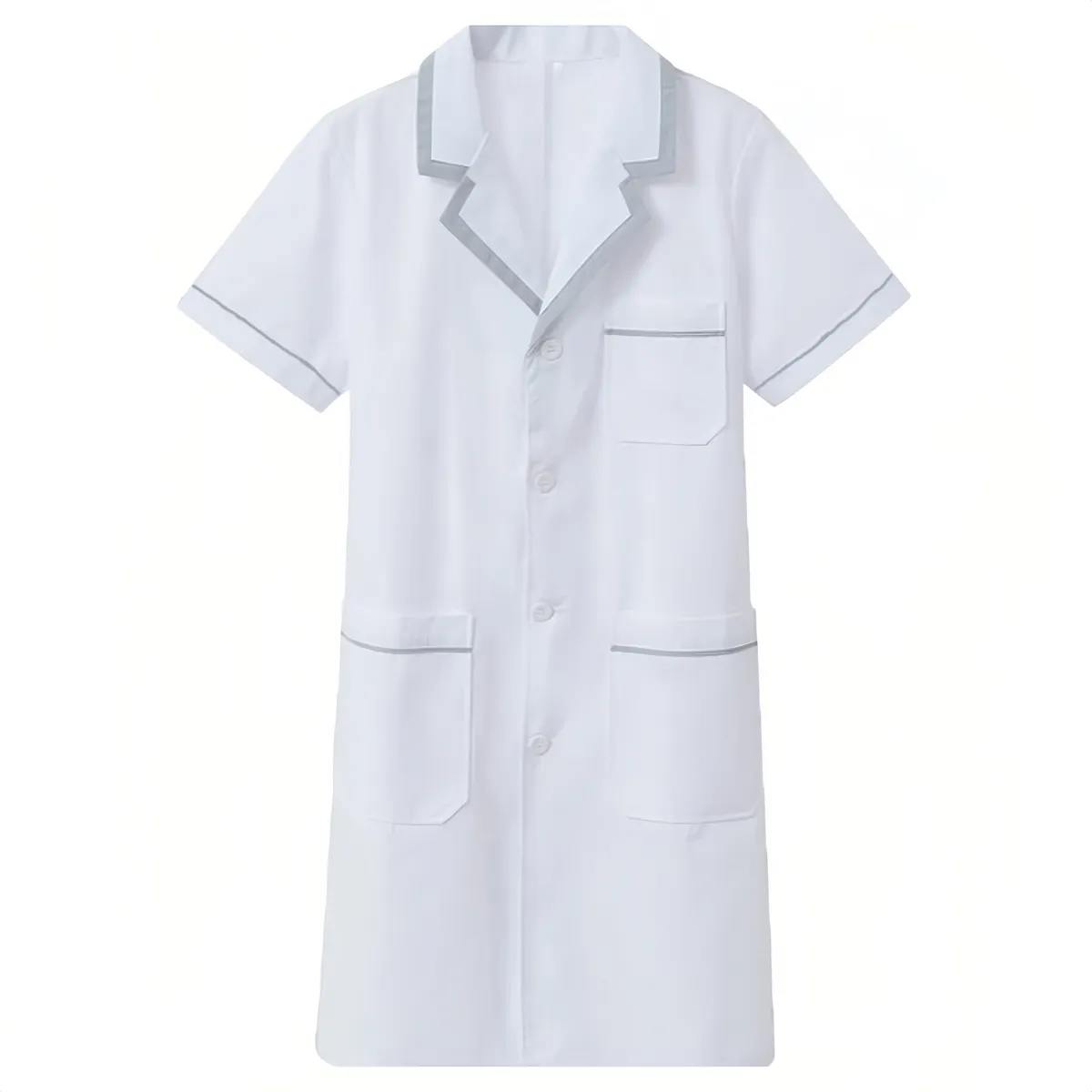 Women's Lab Coats Doctor Workwear Medical Jacket Dental Clothing White