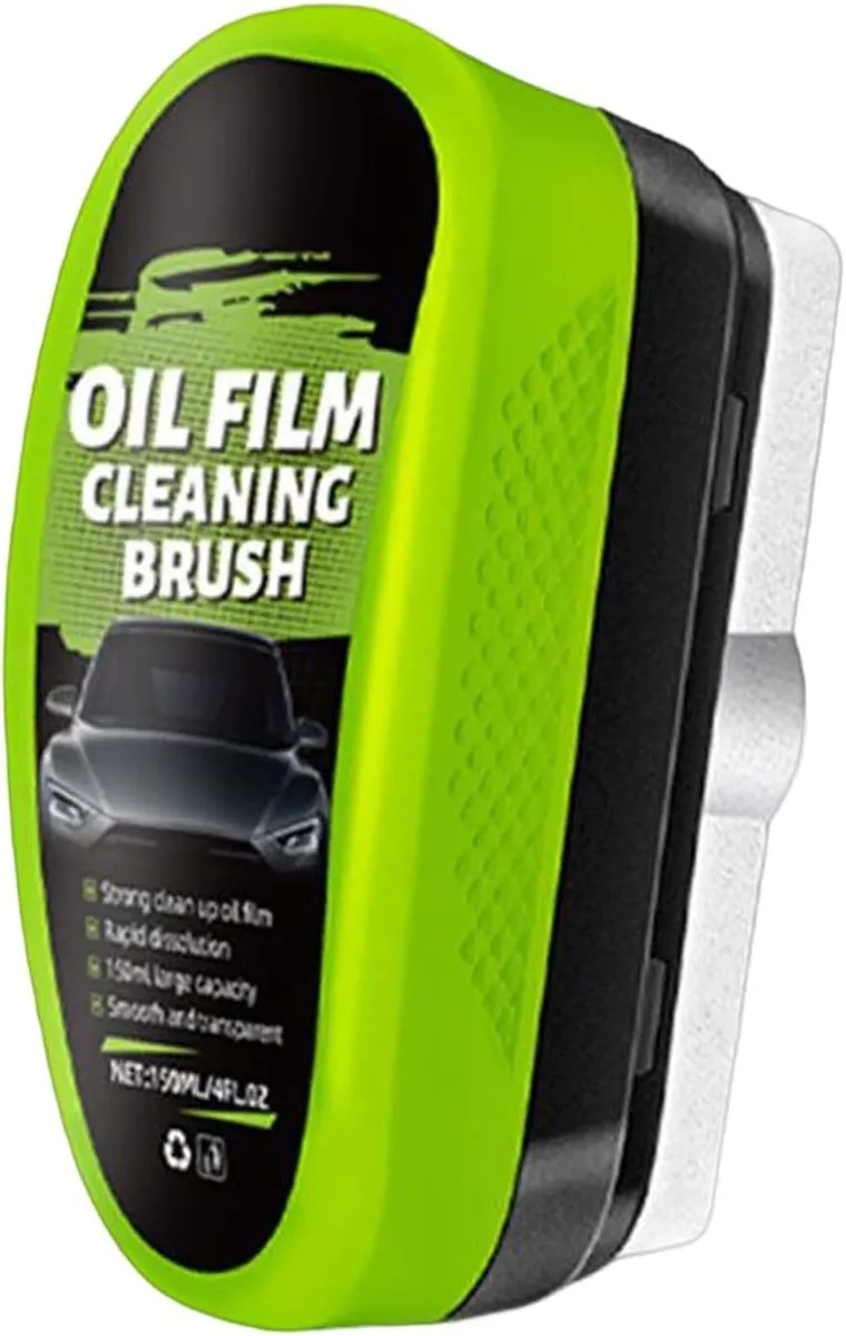 Oil Film Cleaning Brush, Car Window Glass Remover, Precise Size Dirt