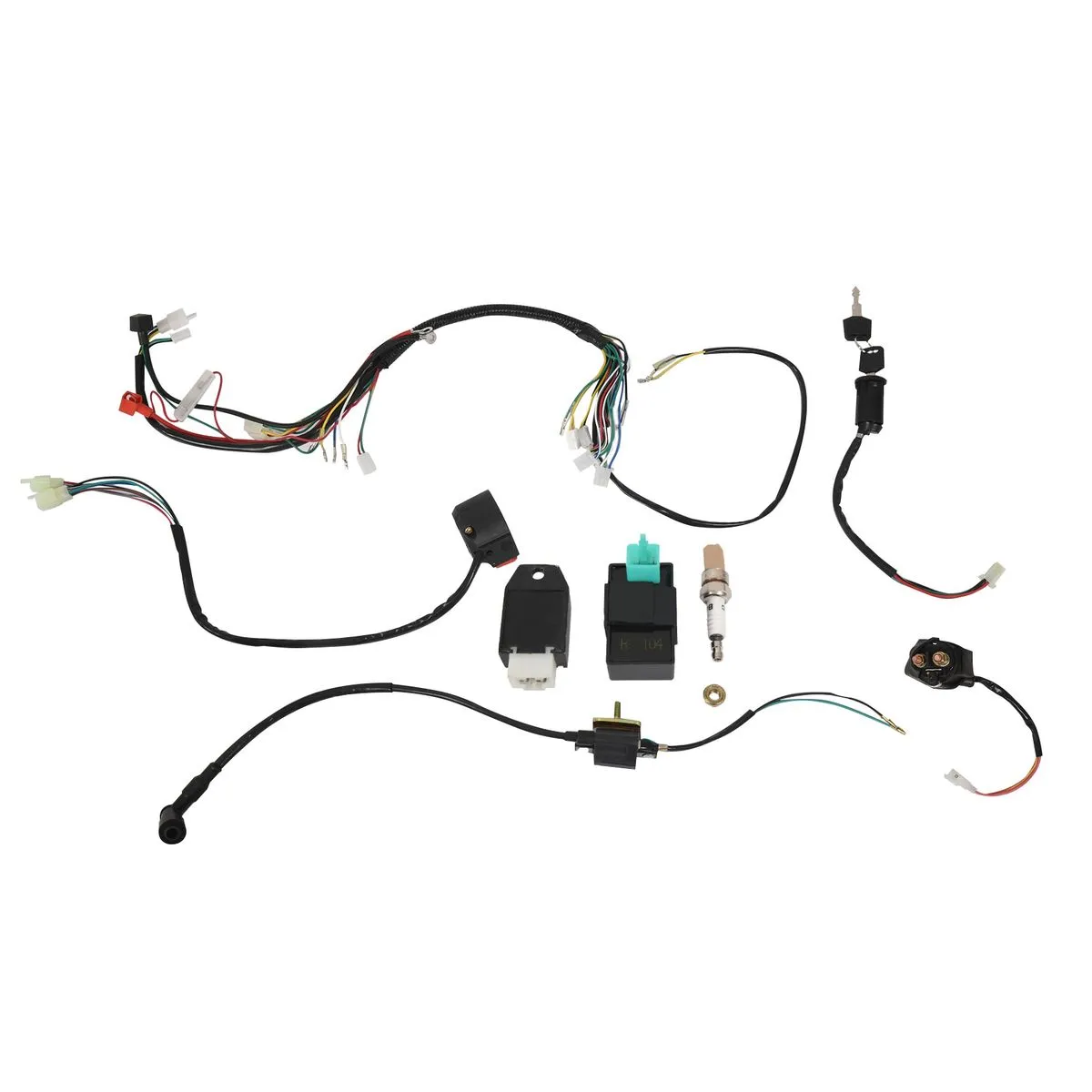 Solenoid Spark Plug Quad Pit Dirt Bike Buggy Go Kart Kits