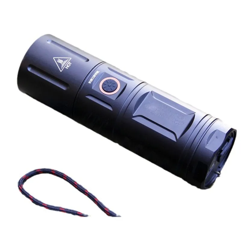 High Power T40 LED Torch Rechargeable | Ultra-Bright Tactical Flashlight