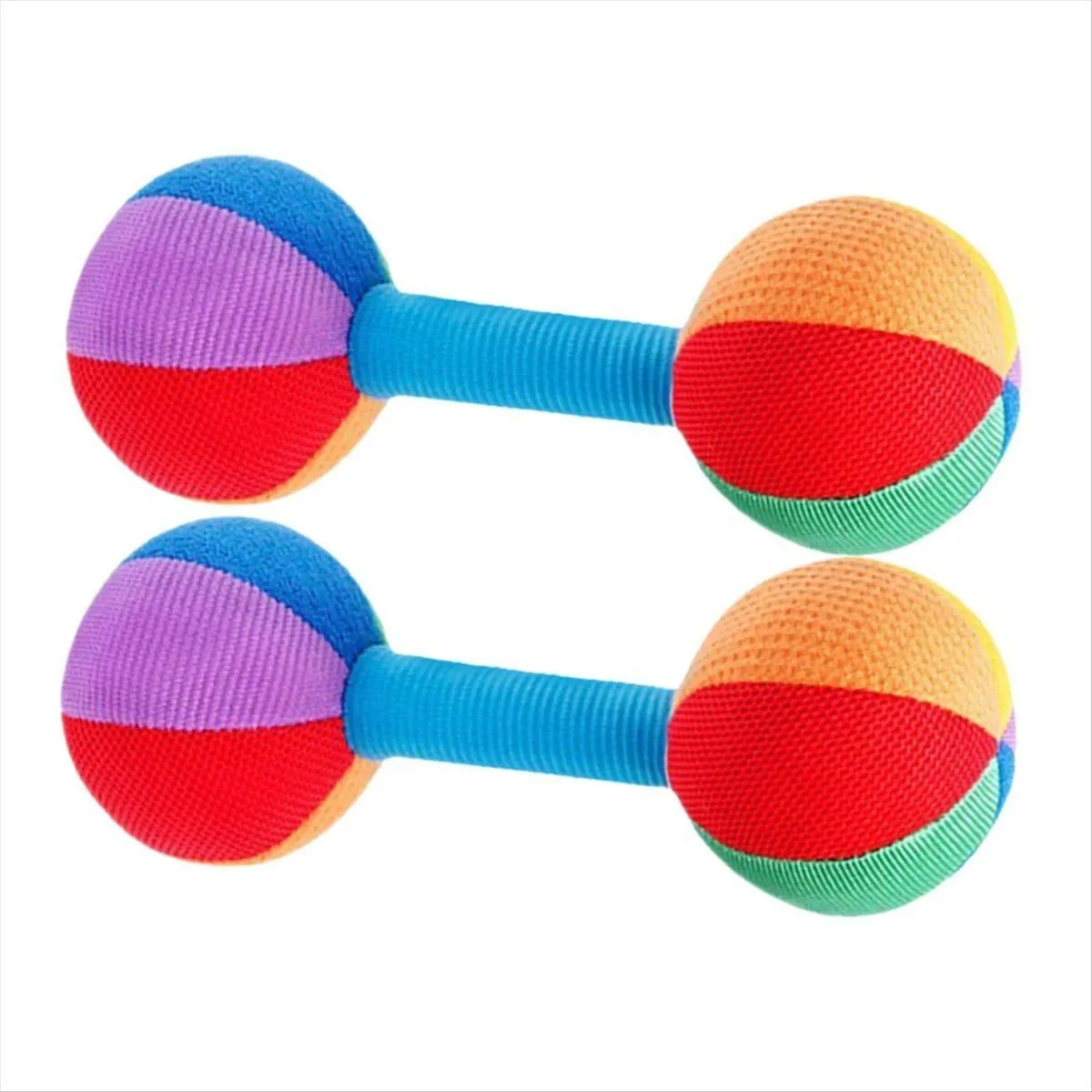 2 Pcs Grasp Training Dumbbell 0-1 Year Old Baby Auditory Perception
