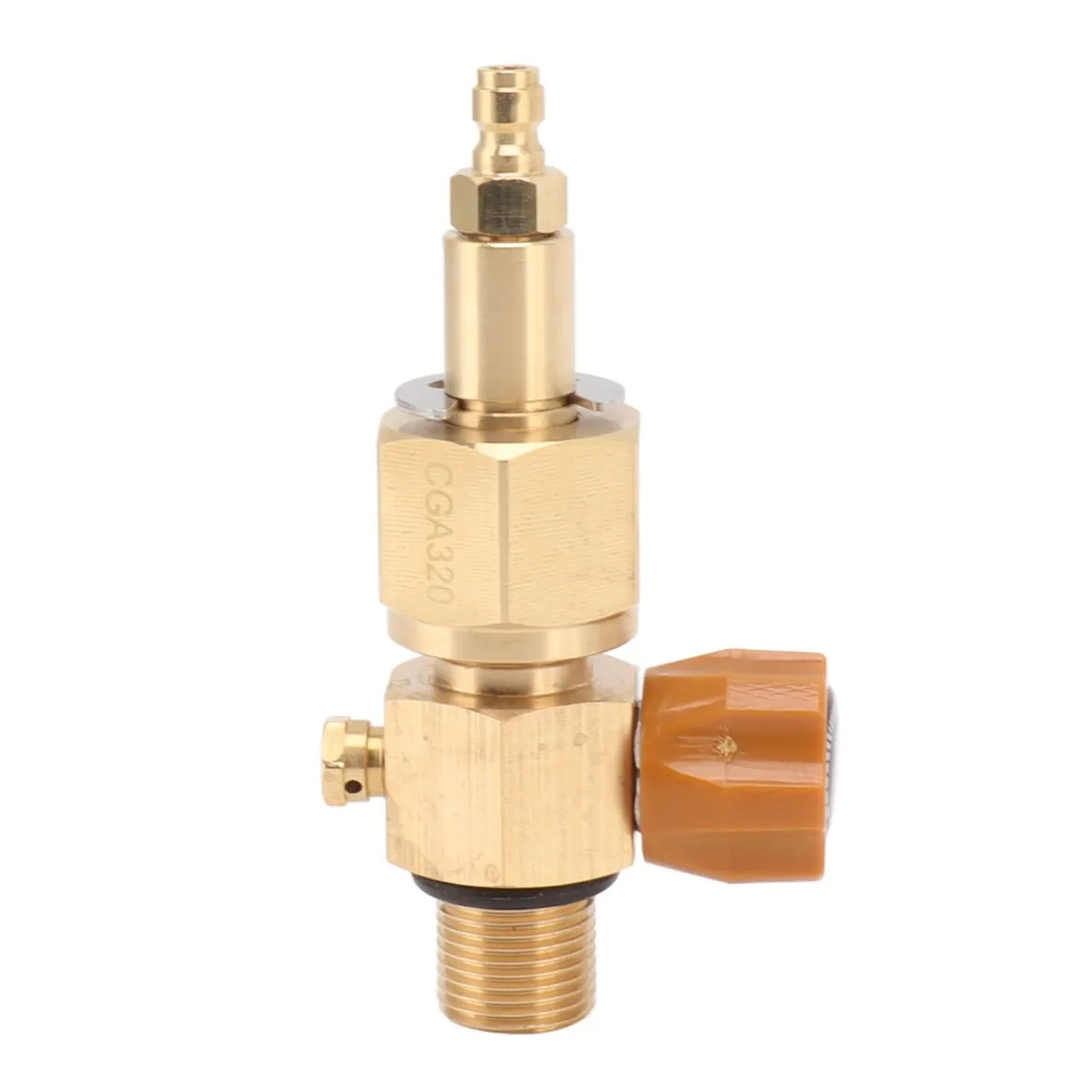 M18 CO2 Refill Valve Brass High Pressure Male