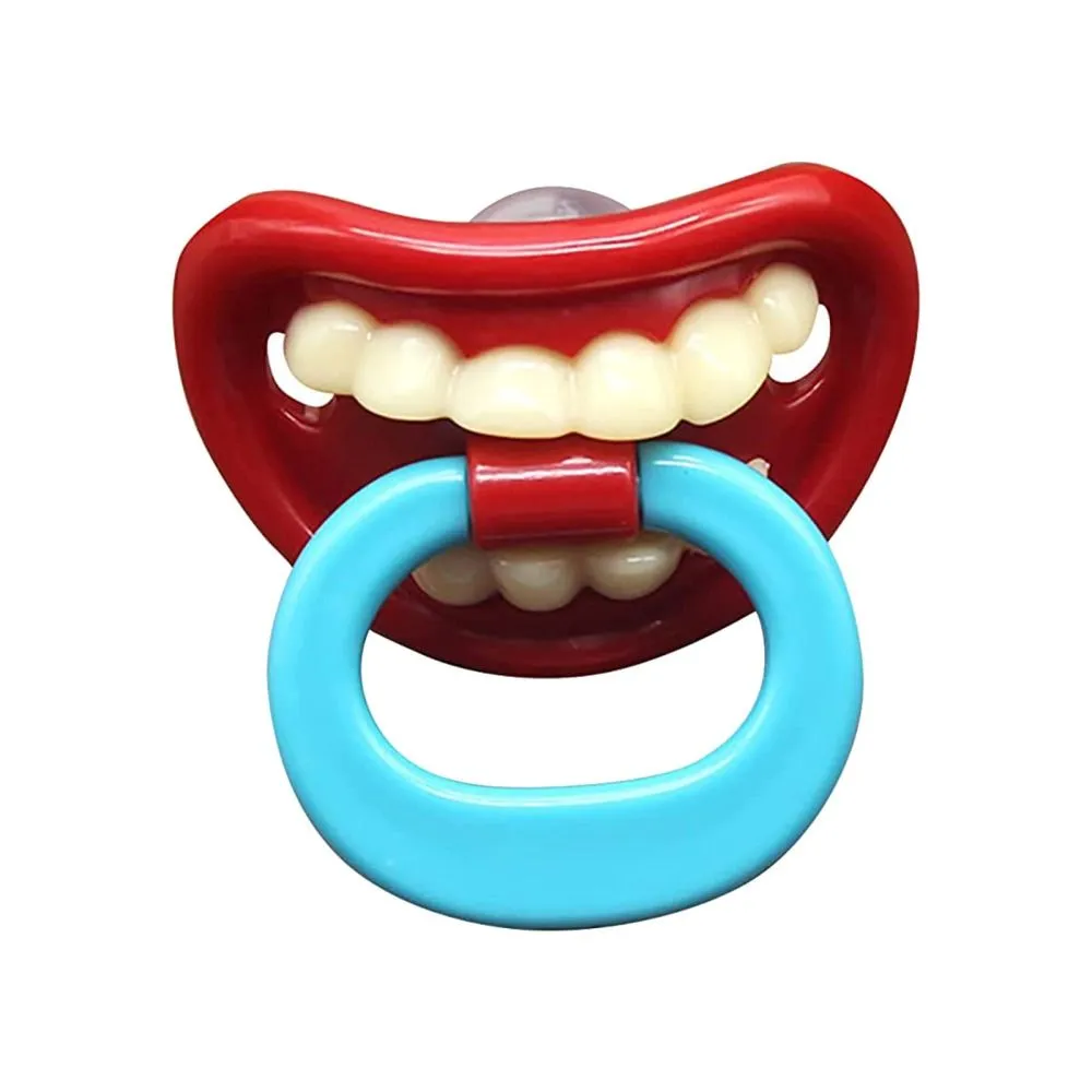 Funny Dummy Pacifier For Babies - Funny Teeth Design