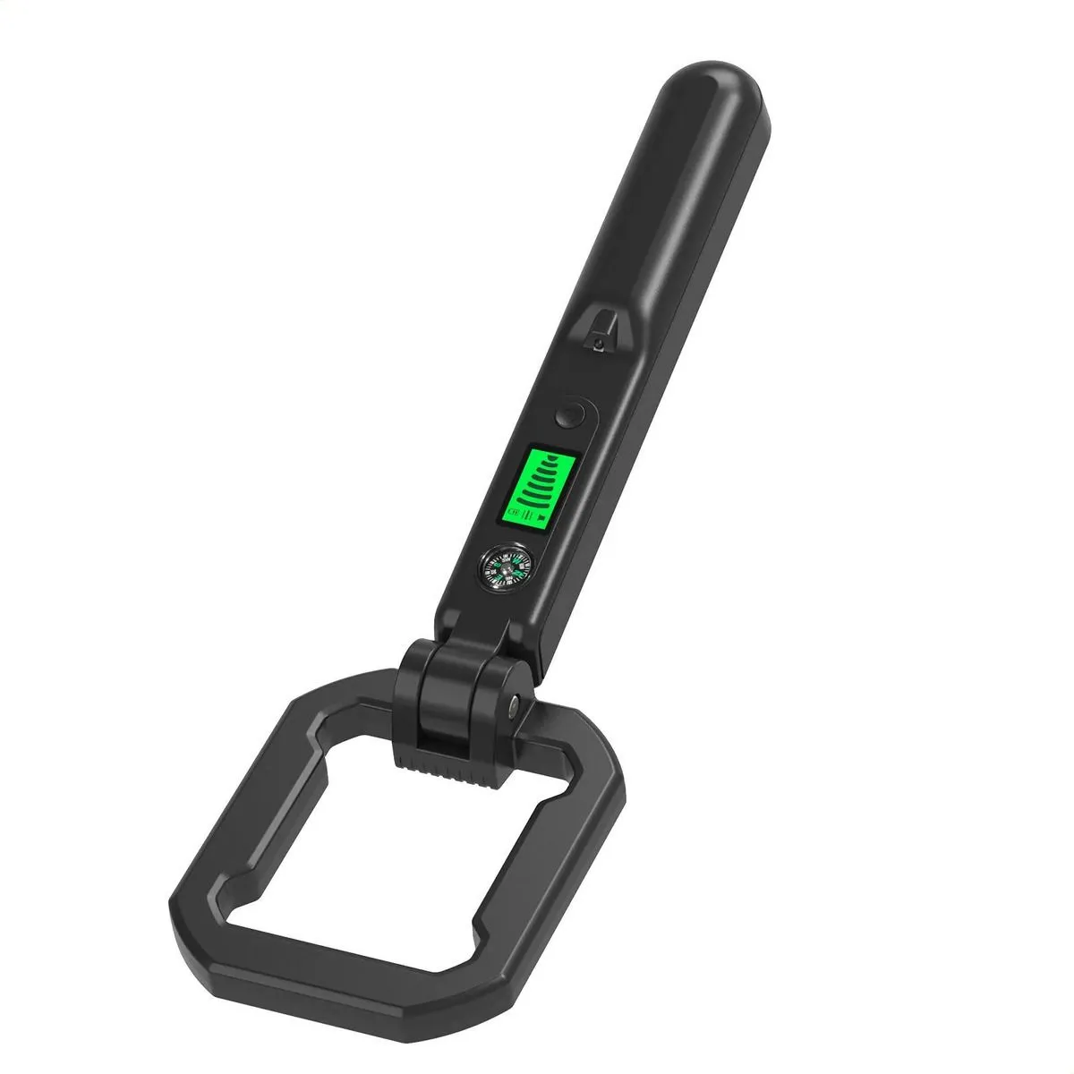 180 Foldable Handheld Metal Detector with Compass & LED Light