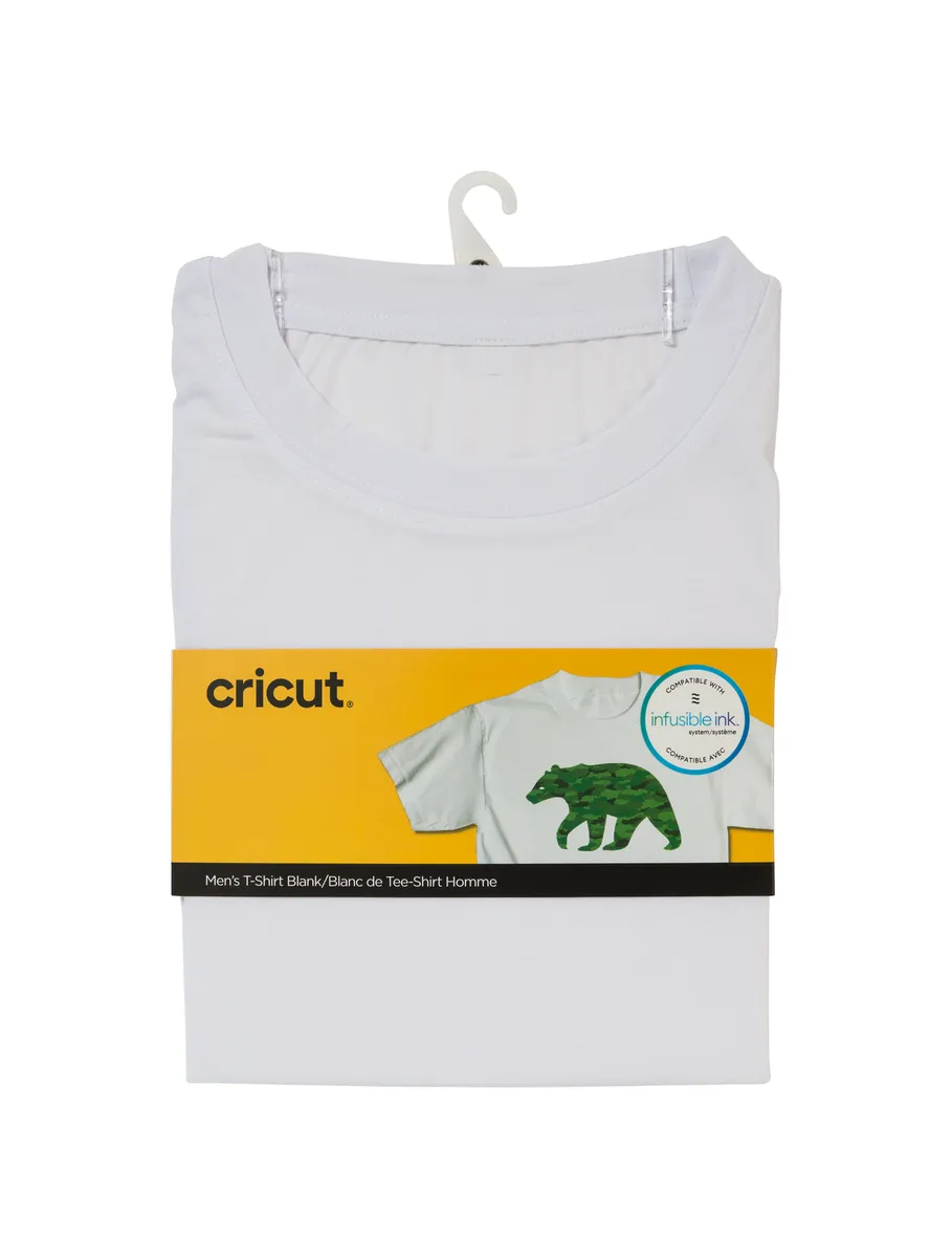 Cricut Infusible Ink Men's White T-Shirt (XXL)