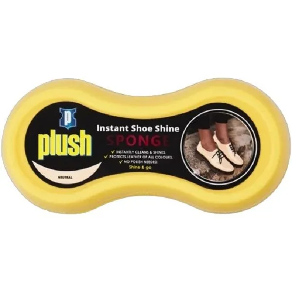 Plush - Instant Shoe Shine Sponge - Neutral x 2