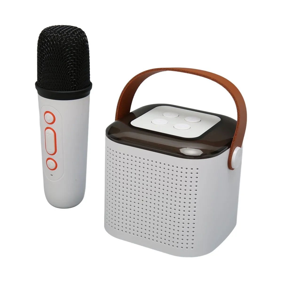 Karaoke Machine, 1 Mic, White
