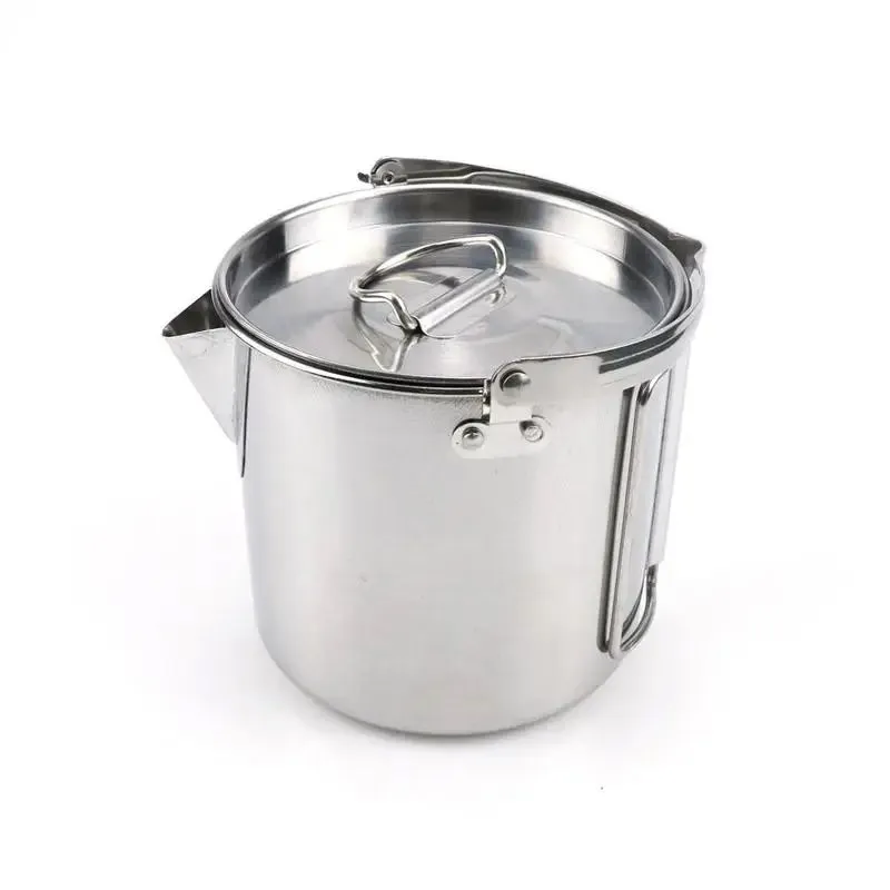 Stainless Steel Outdoor Kitchen Hanging Kettle Pot