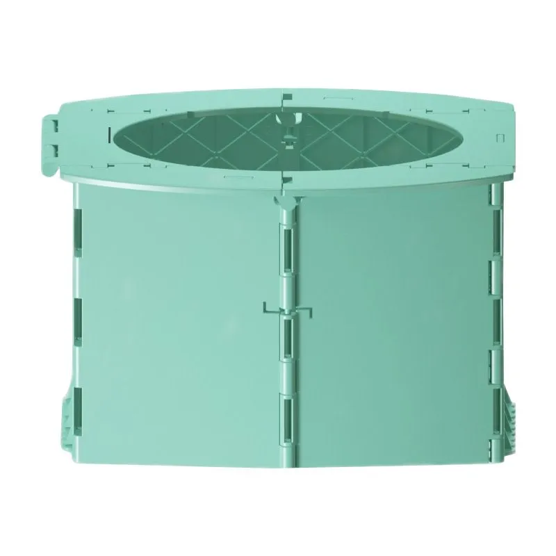 Portable Potty Seat for Toddler Foldable Travel Potty Training Toilet Seat - Green