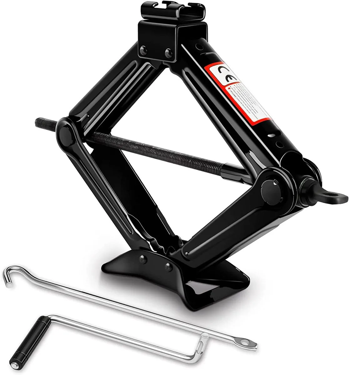 Universal Scissor Jack Lift for Cars & Vans - Black