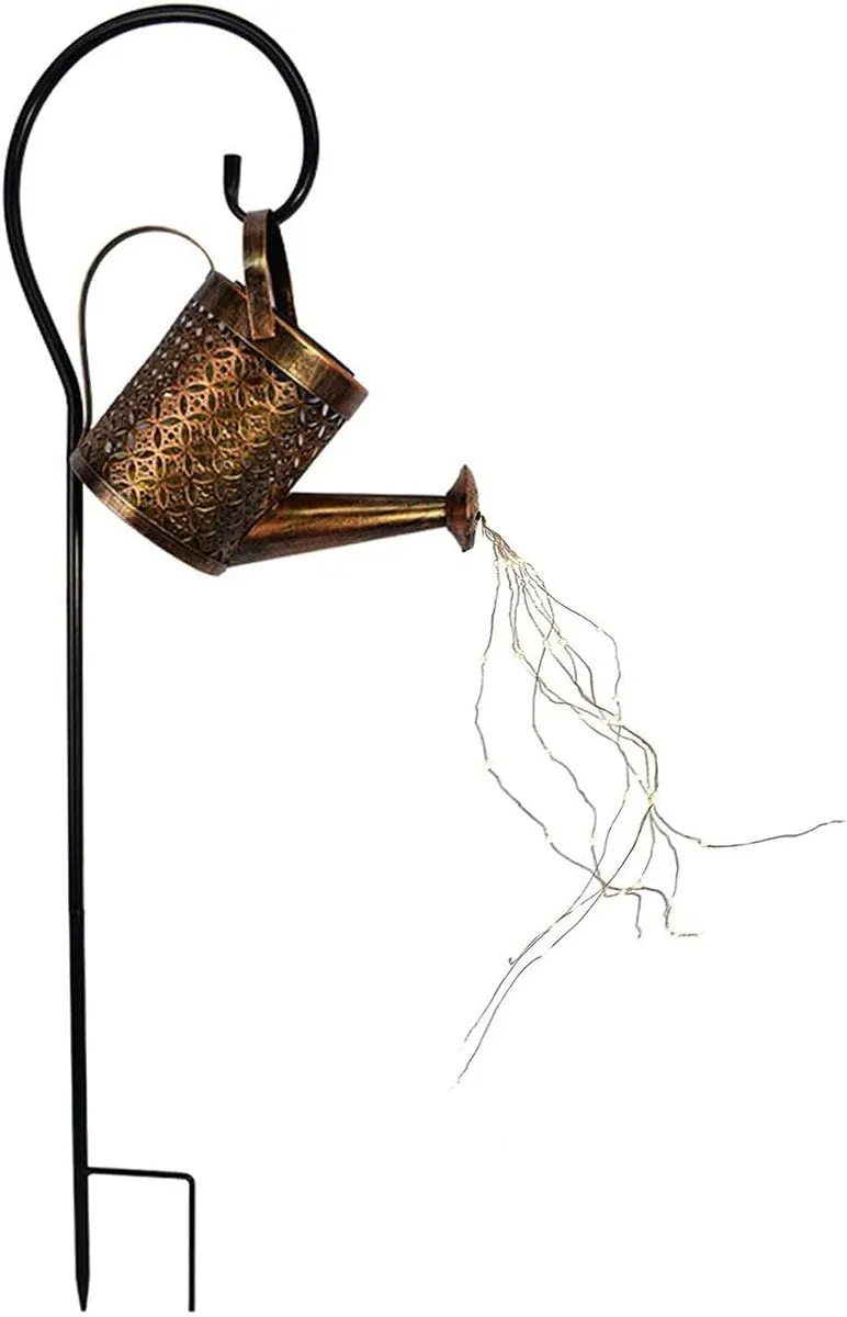 Solar Watering Kettle Lights Waterproof Garden Decorations