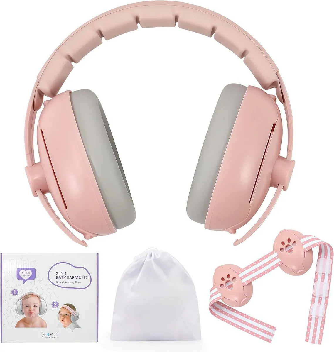 Baby Ear Defenders - Baby Noise Cancelling Headphones for 0-4 Year Old