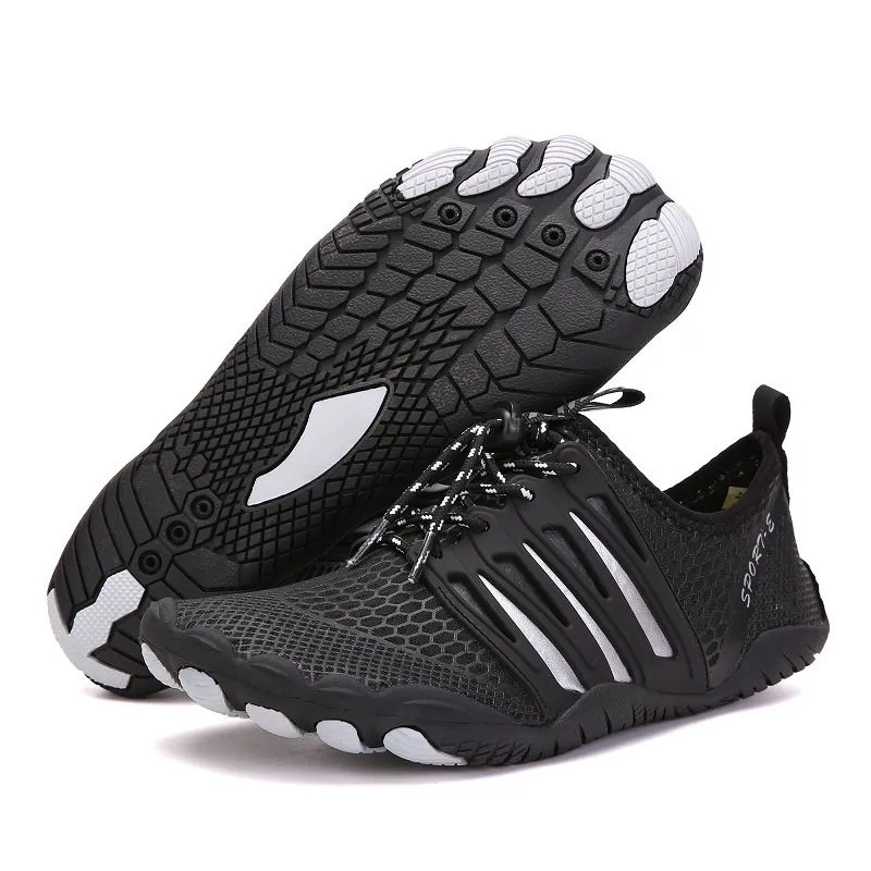 Unisex Water Shoes Socks Quick Dry Water Sport Shoes, Black