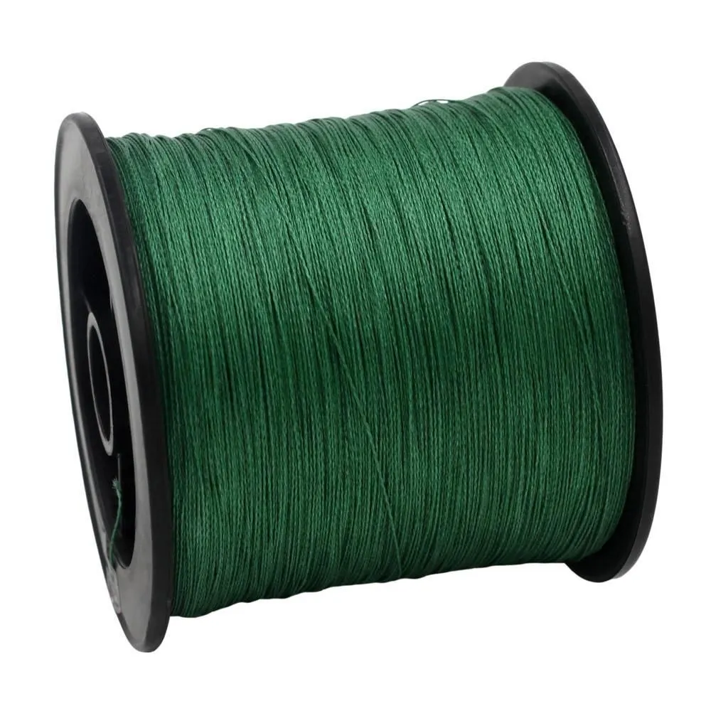 Rainbow Braid Fishing Line PE , 0.32mm, 22.6kg Strength , 200m Length - Green