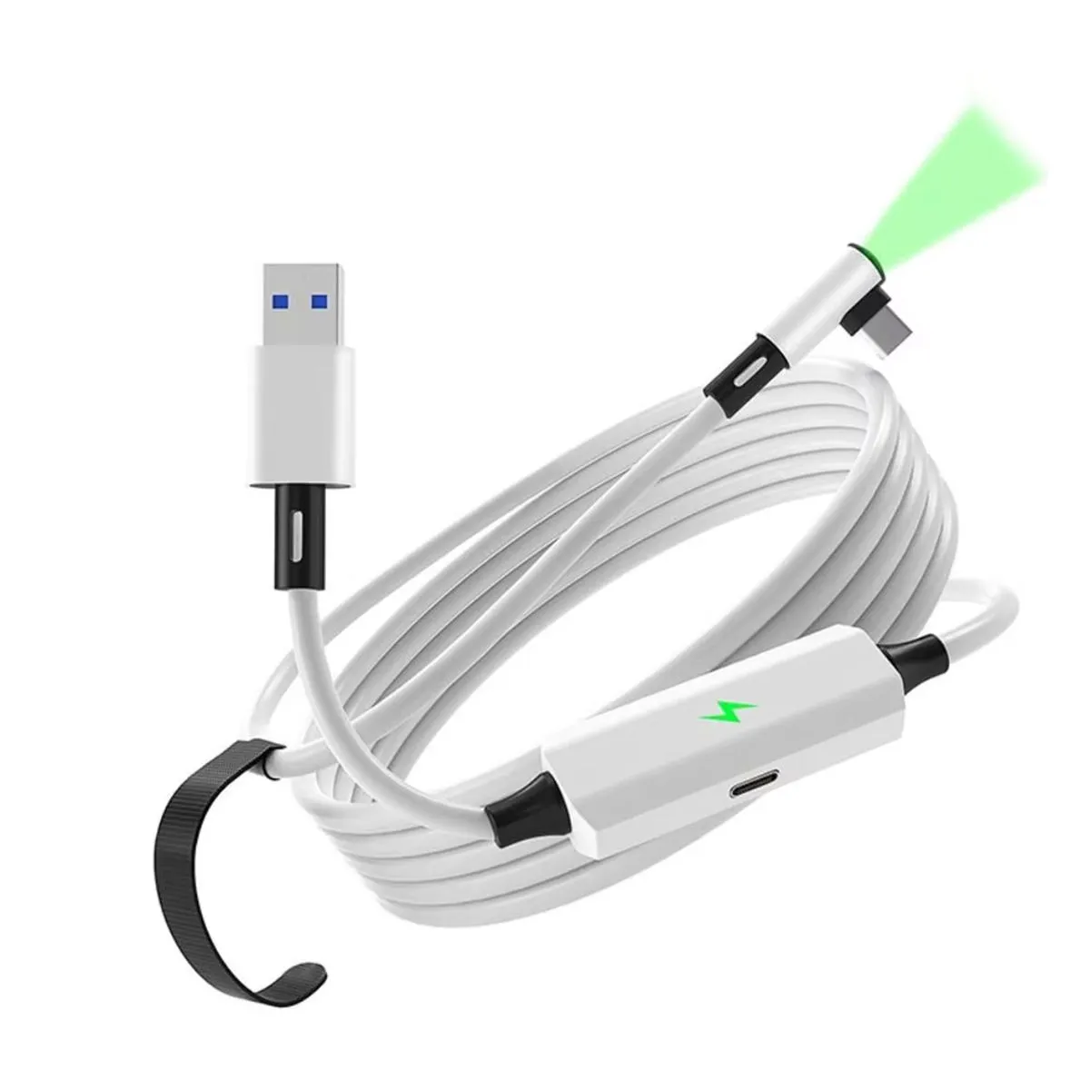 VR cable 16 feet, compatible with Quest 3S/3 accessories, 3.0 A to Cadapter